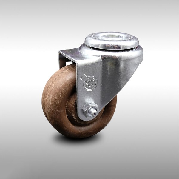 Service Caster 3.5 Inch SS High Temp Glass Filled Nylon Wheel Swivel Bolt Hole Caster SCC SCC-SSBH20S3514-GFNSHT - main